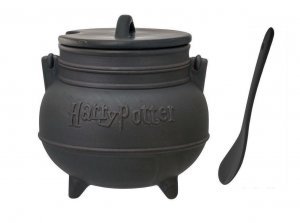 Кружка Harry Potter Black Cauldron Ceramic Soup Mug with Spoon