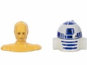 Солонка и Перечница Star Wars R2-D2 and C-3PO Sculpted Salt and Pepper Shakers