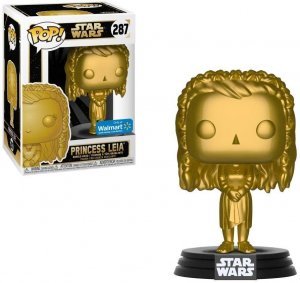 Фигурка Funko Pop Star Wars Princess Leia Gold Figure #287 (Exclusive)