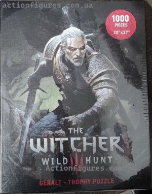 Пазл Ведьмак Dark Horse Deluxe The Witcher 3: Wild Hunt Geralt Trophy Puzzle 1000 шт.