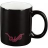 Чашка JINX Overwatch D.VA Ceramic Black/Pink