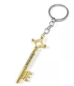 Брелок с аниме Атака Титанов - ключ от подвала игрушка Эрен Йегер (золото)