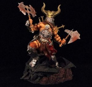 Фигурка Diablo 3 Barbarian wearing a helmet action figure