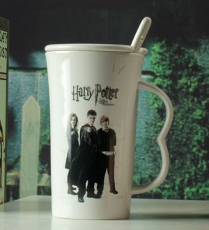 Кружка Harry Potter + крышка + ложка