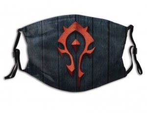 Маска защитная для лица World of Warcraft Horde Орда + 2 угольных фильтра