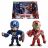 Фигурки Jada Toys Metals Die-Cast: Civil War Captain America  and Ironman BATTLE DAMAGE