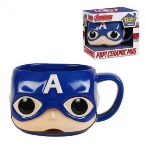 Чашка Avengers - Captain America Pop! Home 12 oz. Mug 