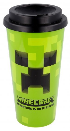 Термочашка Minecraft Creeper Double Walled Coffee Tumbler Майнкрафт 520 мл