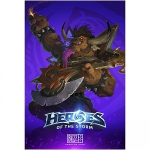 Плакат фирменный Blizzard - Heroes of the Storm E.T.C. Poster