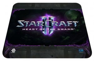 Коврик SteelSeries QcK Starcraft II Heart of the Swarm Logo 