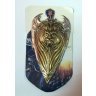 World of Warcraft Alliance Logo Golden Shield Metal