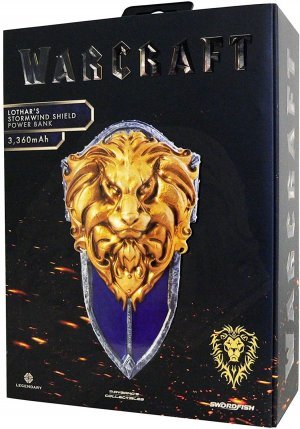 Зарядное устройство Warcraft Alliance Stormwind Power Bank Shield Symbol