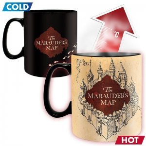 Чашка хамелеон Harry Potter Marauders Map Mug Гарри Поттер Карта Мародеров Кружка 460 мл