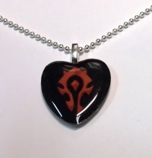 Медальон-сердце World of Warcraft Horde 