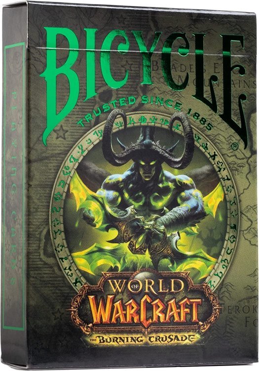 Игральные карты Варкрафт World of Warcraft The Burning Crusade Bicycle Card Deck 