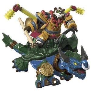 Mega Bloks World of Warcraft:  pandaren on DRAGON TURTLE