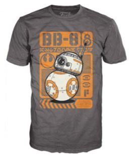 Футболка Men's Pop! T-Shirts: Star Wars Ep 7 - BB-8 Poster (размер L)