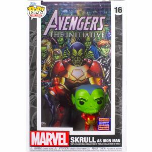 Фигурка Funko Marvel Comic Covers Skrull as Iron Man фанко Скрул (Funko 2023 Limited Edition) 16
